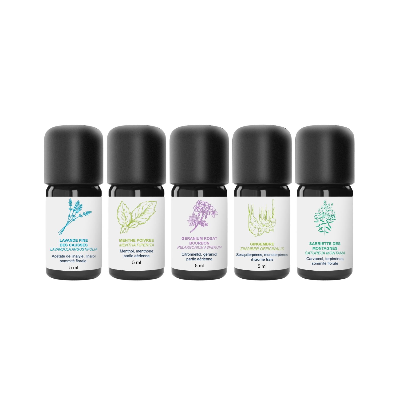 Kit Ätherische Öle Bon Voyage 100% Bio und handwerklich hergestellt — photo 2