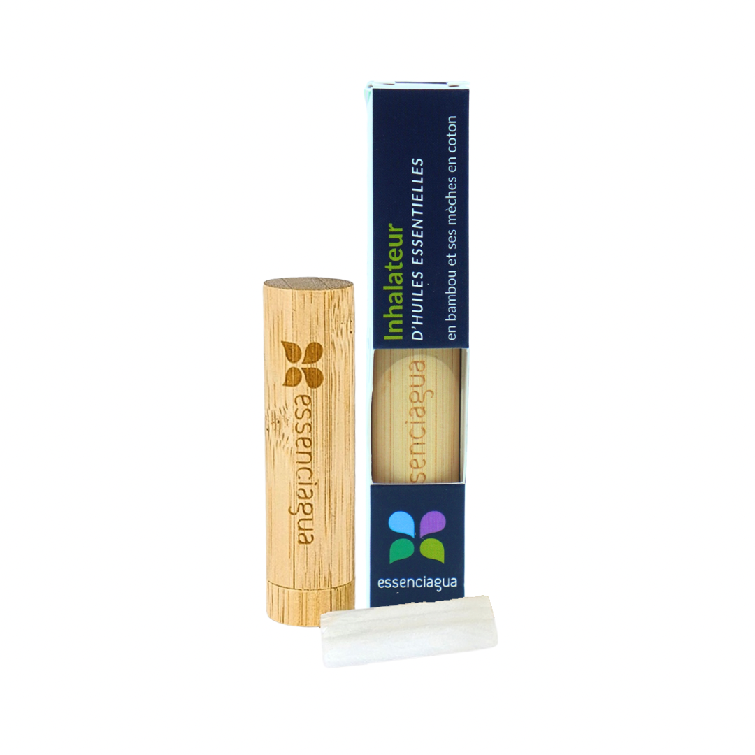 Inhalationsset aus Bambus (Verkauf ohne ätherische Öle)