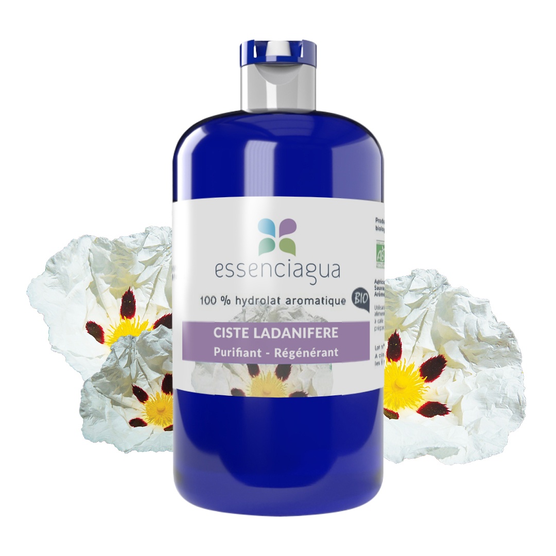 Cistus-Hydrolat 100% Bio und handwerklich hergestellt
