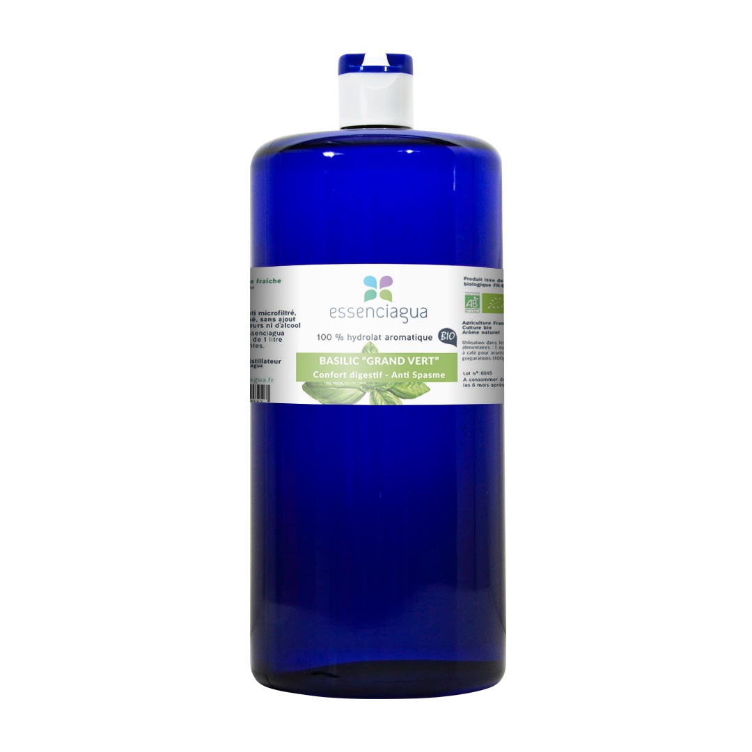 Hydrolat von großem grünem Basilikum 100% Bio und handwerklich hergestellt — photo 4