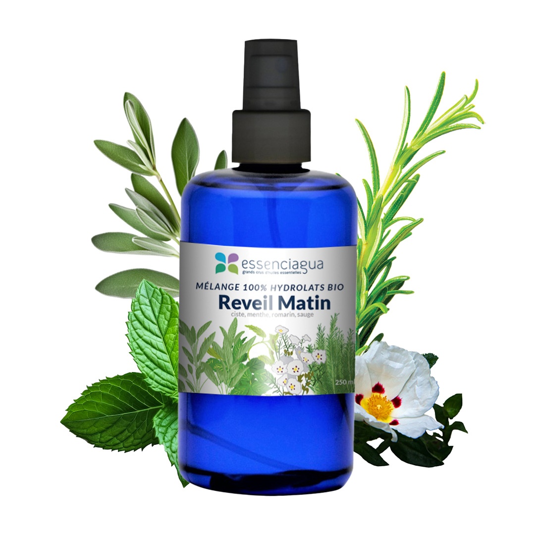 Aromatische Hydrolatmischung Weckruf am Morgen